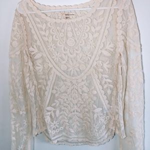 Lace Long Sleeve Top